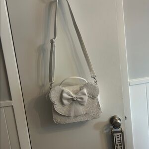Loungefly White Crossbody Bag with Bow